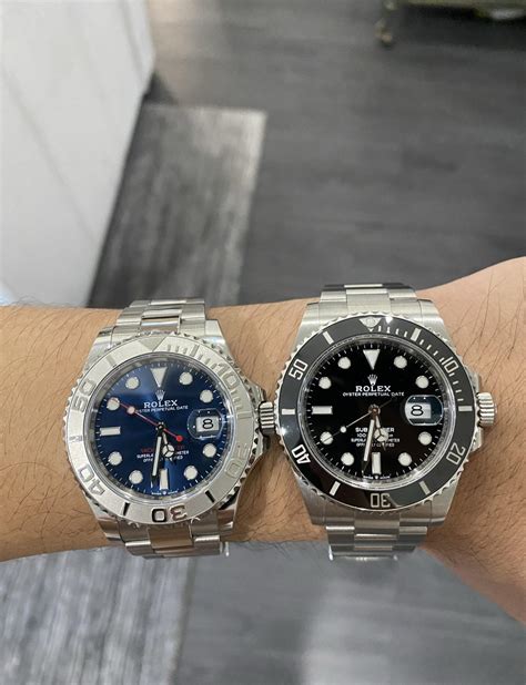 rolex submariner vs yachtmaster|yachtmaster vs submariner reddit.